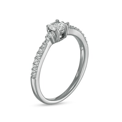 0.37 CT. T.W. Diamond Engagement Ring in 10K Gold (J/I3