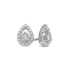 0.145 CT. T.W. Diamond Pear-Shaped Frame Stud Earrings in 10K White Gold (J/I3)