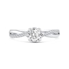 Thumbnail Image 2 of 0.55 CT. T.W. Diamond Twist Shank Engagement Ring in 14K White Gold
