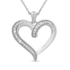 Thumbnail Image 0 of Diamond Accent Heart Pendant in Sterling Silver