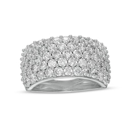 3.00 CT. T.W. Certified Lab-Created Diamond Band in 14K White Gold (F/SI2)