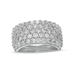 3.00 CT. T.W. Certified Lab-Created Diamond Band in 14K White Gold (F/SI2)