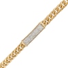 Thumbnail Image 0 of Men's 2.00 CT. T.W. Diamond ID Bracelet in 10K Gold - 8.5"