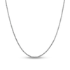 Thumbnail Image 0 of 2.0mm Byzantine Chain Necklace in Solid 14K White Gold - 18"