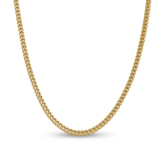 4.5mm Franco Snake Chain Necklace in Hollow 14K Gold