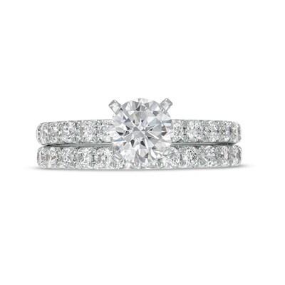 2.00 CT. T.W. Diamond Bridal Set in 14K White Gold (I/I2)