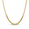 Thumbnail Image 0 of 5.0mm Herringbone Chain Necklace in Solid 14K Gold - 18"
