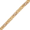 Thumbnail Image 0 of Men's 1 CT. T.W. Diamond 250 Gauge Cuban Curb Chain Bracelet in Hollow 10K Gold - 8.5"