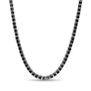 Thumbnail Image 0 of Men's 13.00 CT. T.W. Black Enhanced Diamond Necklace in Sterling Silver with Black Rhodium - 20"