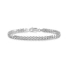 Thumbnail Image 0 of 4.3mm Cuban Curb Chain Bracelet in Solid 14K White Gold - 7"