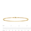 Thumbnail Image 1 of 2.3mm Curb Chain Anklet in Solid 14K Gold - 10"