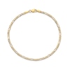 Thumbnail Image 0 of 2.25mm Figaro Chain Anklet in Solid 14K Gold - 10"