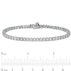 Thumbnail Image 3 of 6.00 CT. T.W. Certified Lab-Created Diamond Tennis Bracelet in 14K White Gold (F/SI2) - 7.25"