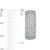 Thumbnail Image 2 of 2.00 CT. T.W. Certified Composite Lab-Created Diamond Hoop Earrings in 14K White Gold (F/SI2)