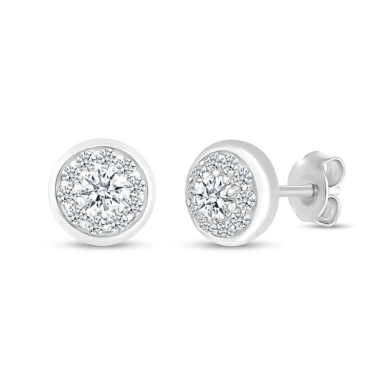 0.33 CT. T.W. Composite Diamond Stud Earrings in 10K Gold|Peoples Jewellers