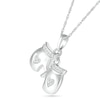 0.04 CT. T.W. Diamond Mittens Pendant in Sterling Silver