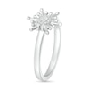 Thumbnail Image 2 of Diamond Accent Snowflake Ring in Sterling Silver