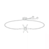 Thumbnail Image 0 of Diamond Accent Snowflake Bolo Bracelet in Sterling Silver - 9.5"