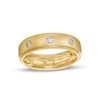 Thumbnail Image 1 of Men's 0.33 CT. T.W. Diamond Three Stone Wedding Band in 10K Gold