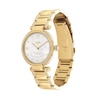 Thumbnail Image 1 of Ladies' Coach Cary Crystal Accent Gold-Tone Watch with Mother-of-Pearl Dial (Model: 14503832)