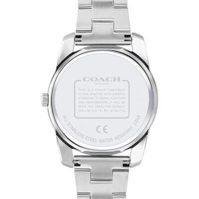 Ladies' Coach Preston Crystal Accent Watch with Silver-Tone Dial (Model: 14503856)