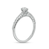 0.45 CT. T.W. Diamond Cascade Shank Engagement Ring in 14K White Gold (I/I2)