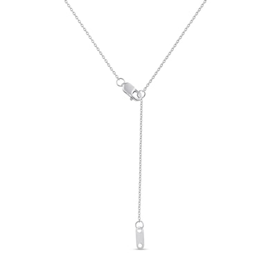 0.10 CT. T.W. Diamond Star Trio with Offset Accent Celestial Necklace in Sterling Silver