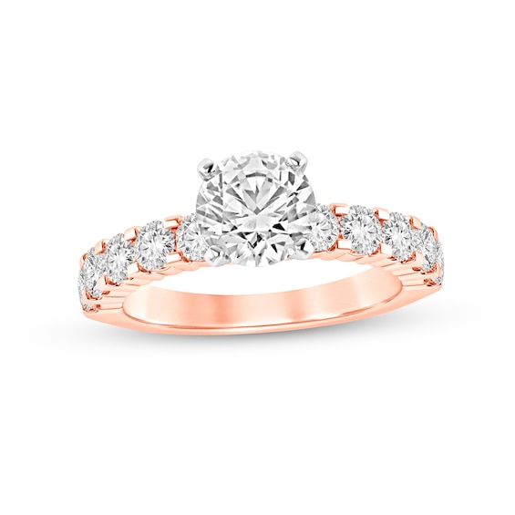 CT. T.W. Diamond Engagement Ring in 14K Rose Gold (I/I2