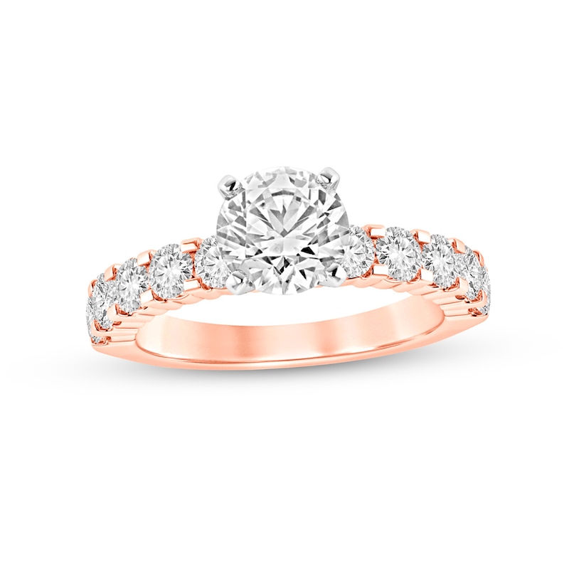 1.95 CT. T.W. Diamond Engagement Ring in 14K Rose Gold (I/I2)