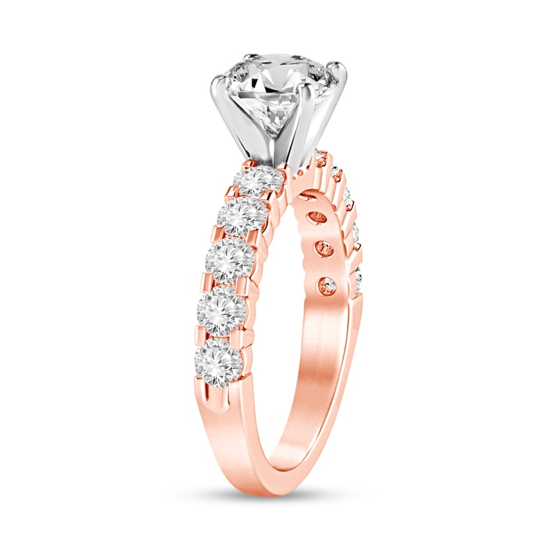 1.95 CT. T.W. Diamond Engagement Ring in 14K Rose Gold (I/I2)