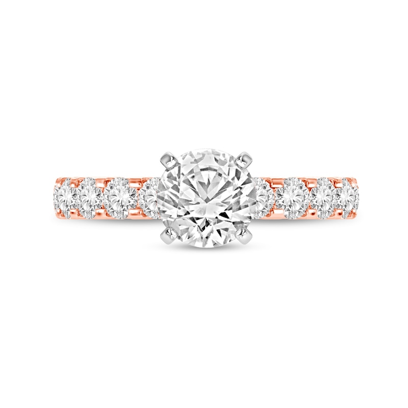 1.95 CT. T.W. Diamond Engagement Ring in 14K Rose Gold (I/I2)