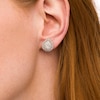 Thumbnail Image 1 of 1.00 CT. T.W. Pear-Shaped Multi-Diamond Stud Earrings in 10K White Gold