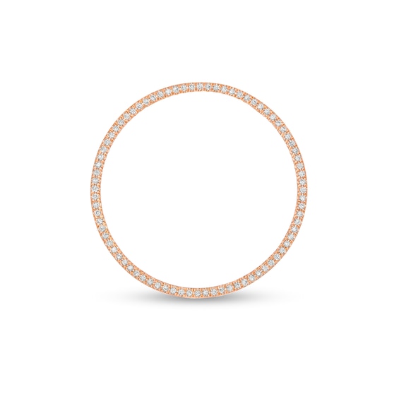 Moments of Love 0.23 CT. T.W. Diamond Large Circle Charm in 10K Rose Gold