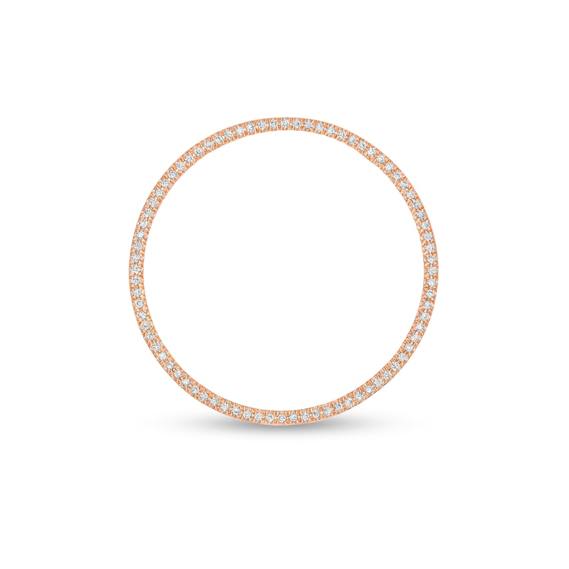 Moments of Love 0.23 CT. T.W. Diamond Large Circle Charm in 10K Rose Gold|Peoples Jewellers