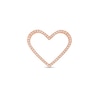 Thumbnail Image 0 of Moments of Love 0.145 CT. T.W. Diamond Small Heart Charm in 10K Rose Gold