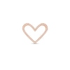 Thumbnail Image 1 of Moments of Love 0.118 CT. T.W. Diamond Extra Small Heart Charm in 10K Rose Gold