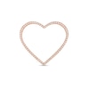 Thumbnail Image 1 of Moments of Love 0.23 CT. T.W. Diamond Large Heart Charm in 10K Rose Gold