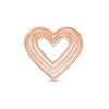 Moments of Love Heart Charm in 10K Rose Gold