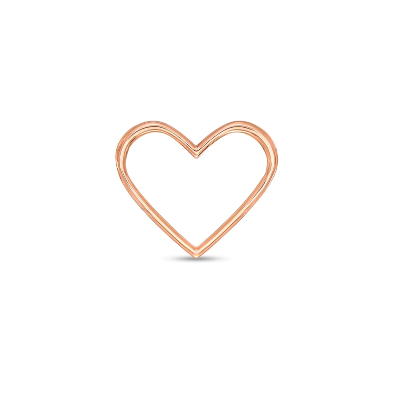 Main Image 1 of Moments of Love Small Heart Charm in 10K Rose Gold