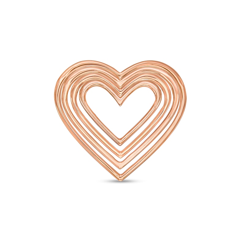 Main Image 2 of Moments of Love Small Heart Charm in 10K Rose Gold