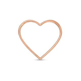 Moments of Love Large Heart Charm in 10K Rose Gold