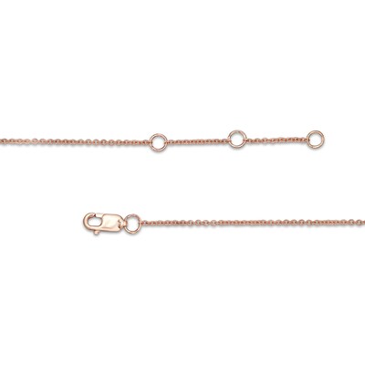 0.066 CT. T.W. Diamond Heart Trio Bracelet in 10K Rose Gold – 7.5"