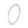 Thumbnail Image 3 of 0.16 CT. T.W. Diamond Station Stackable Wedding Band in 10K White Gold