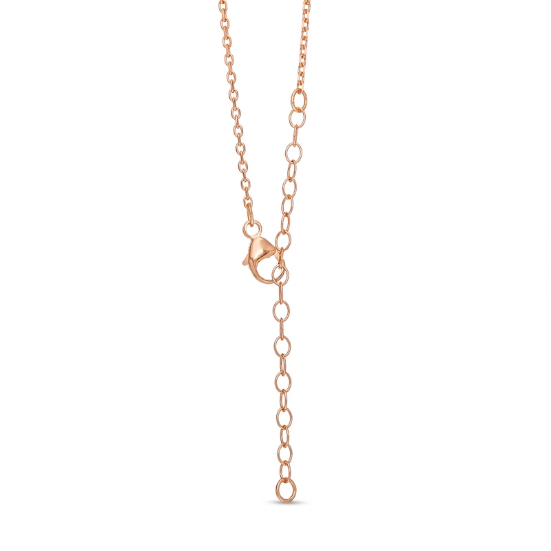 Pear-Shaped Amethyst Solitaire Necklace in 10K Rose Gold – 19"|Peoples Jewellers