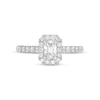 1.23 CT. T.W. GIA-Graded Emerald-Cut Diamond Frame Engagement Ring in 14K White Gold