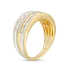 Thumbnail Image 1 of 0.50 CT. T.W. Baguette Diamond Split Double Row Wedding Band in 10K Gold