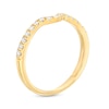 Trouvaille Collection 0.25 CT. T.W. Diamond Coordinating Contour Wedding Band in 18K Gold