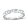 Thumbnail Image 0 of 1.00 CT. T.W. Princess-Cut Diamond Ten Stone Anniversary Band in 14K White Gold