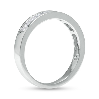 CT. T.W. Princess-Cut Diamond Ten Stone Anniversary Band in 14K White Gold