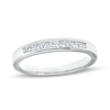 Thumbnail Image 1 of 0.25 CT. T.W. Princess-Cut Diamond Ten Stone Anniversary Band in 14K White Gold